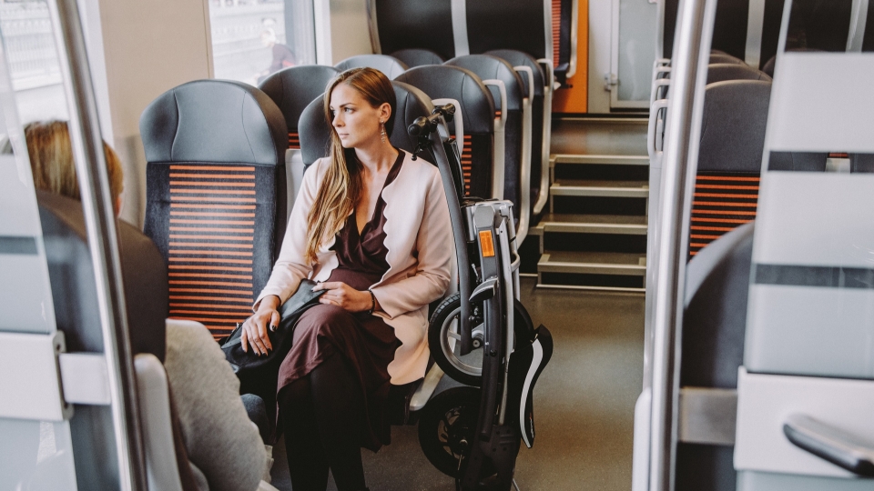 Woman on a train with bike_Stigo 1.jpg
